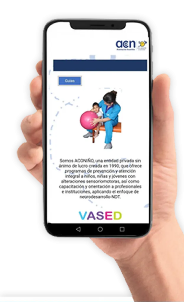 Aconiñoapp en dispositivo móvil